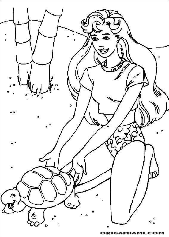 Barbie coloring page (24)