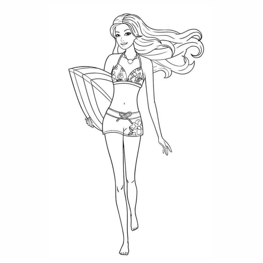 Barbie coloring page (24)