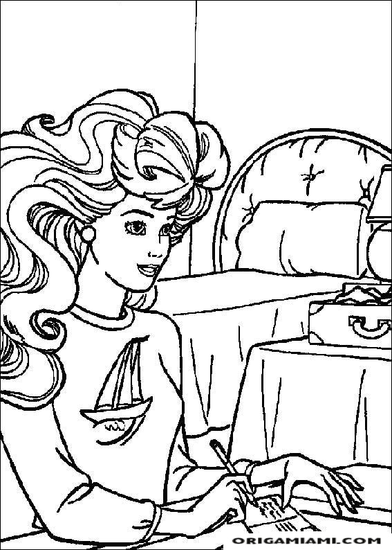 Barbie coloring page (27)