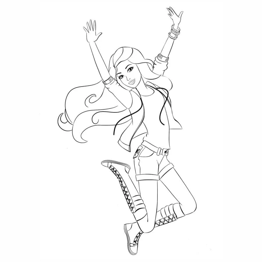 Barbie coloring page (29)