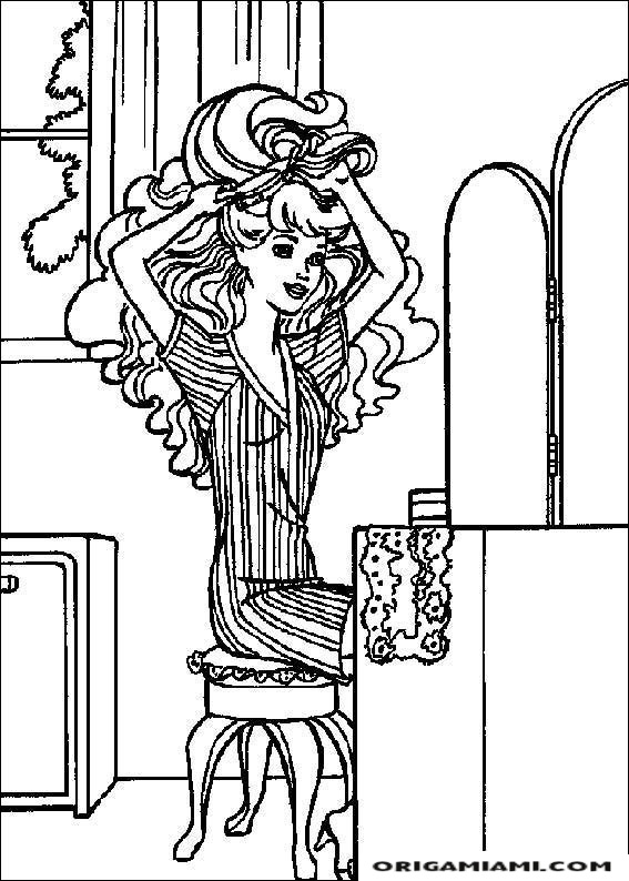 Barbie coloring page (30)