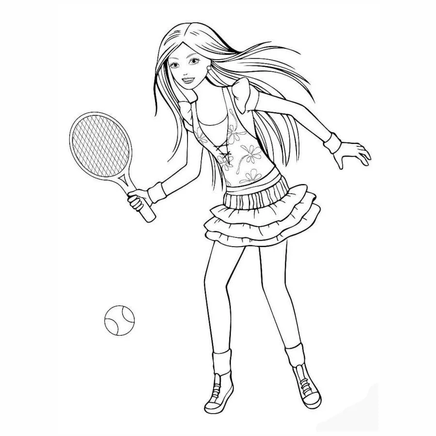 Barbie coloring page (31)