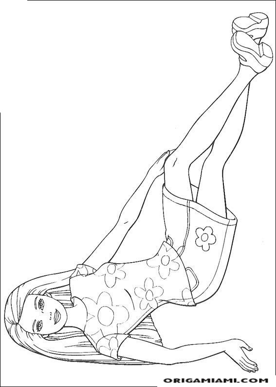 Barbie coloring page (32)