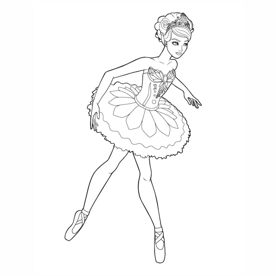 Barbie coloring page (32)