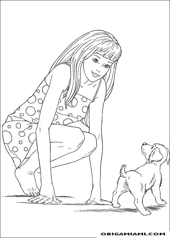 Barbie coloring page (33)