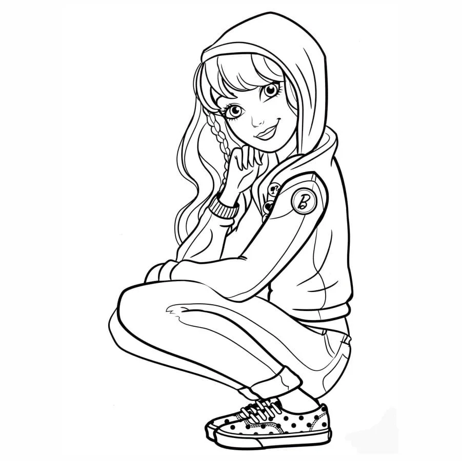 Barbie coloring page (34)