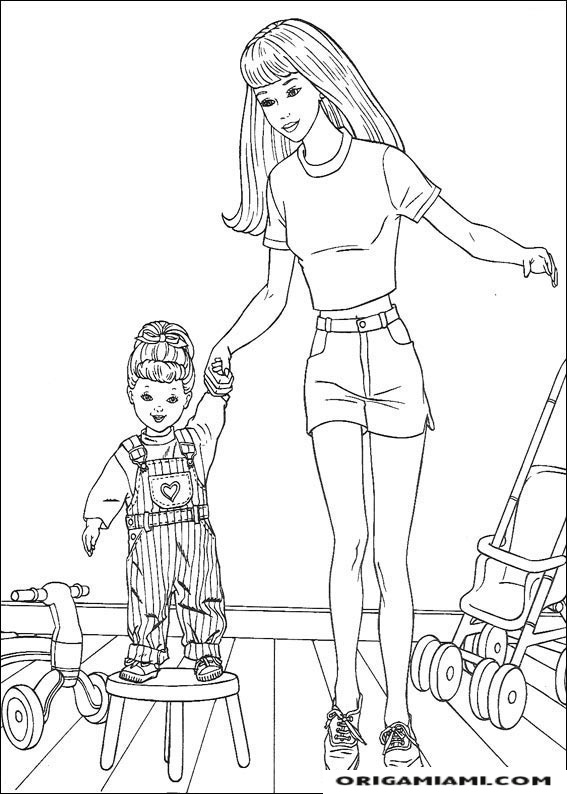 Barbie coloring page (35)