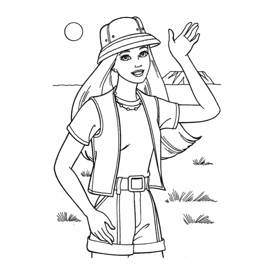 Barbie coloring page (35)