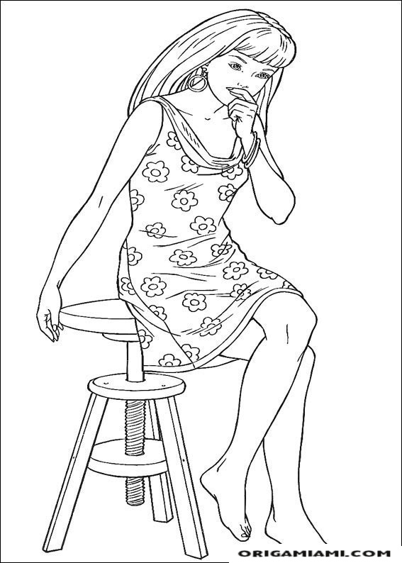 Barbie coloring page (36)