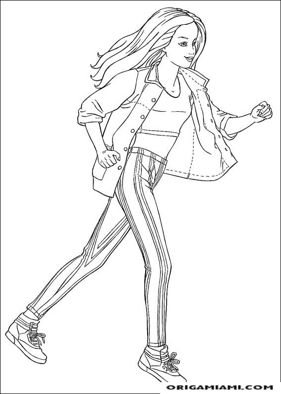 Barbie coloring page (37)