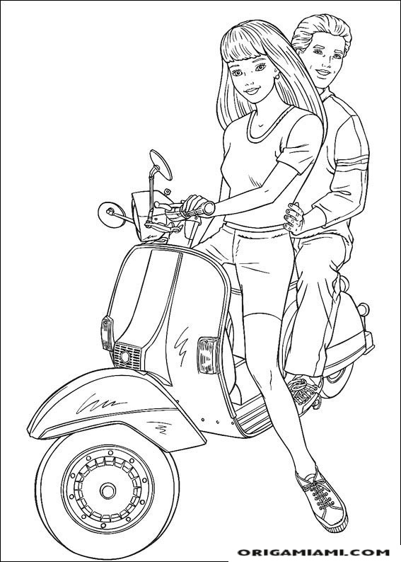 Barbie coloring page (38)