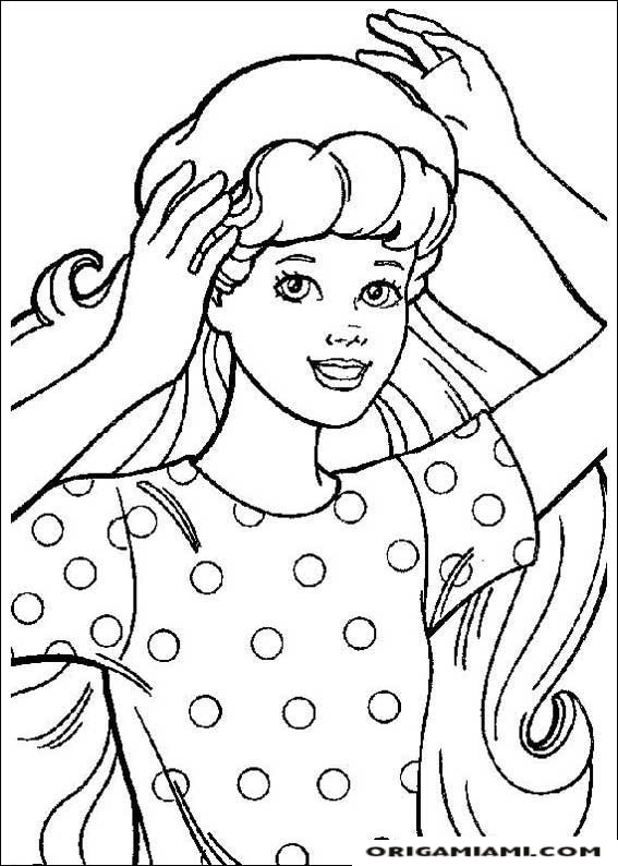 Barbie coloring page (4)