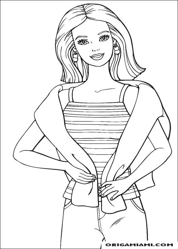 Barbie coloring page (40)