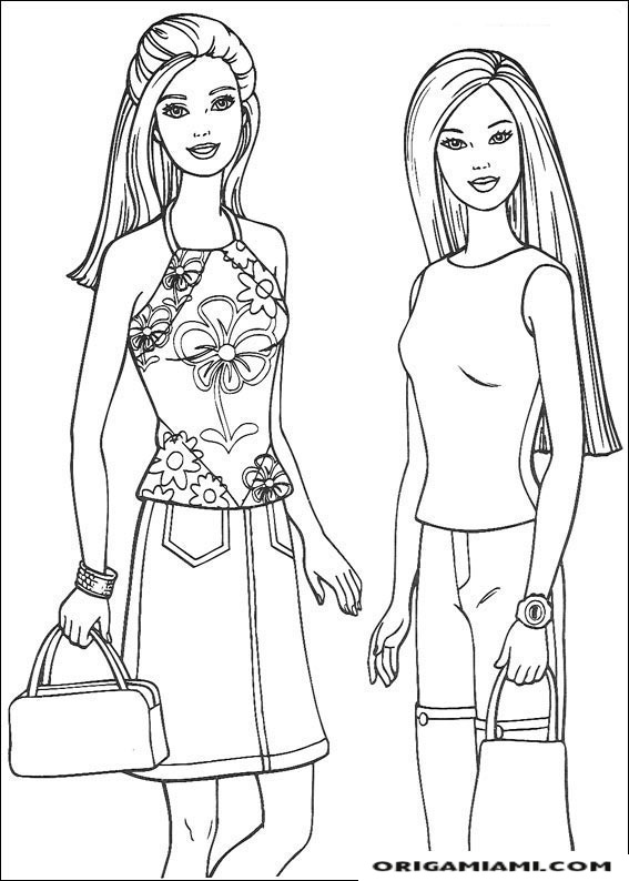 Barbie coloring page (44)