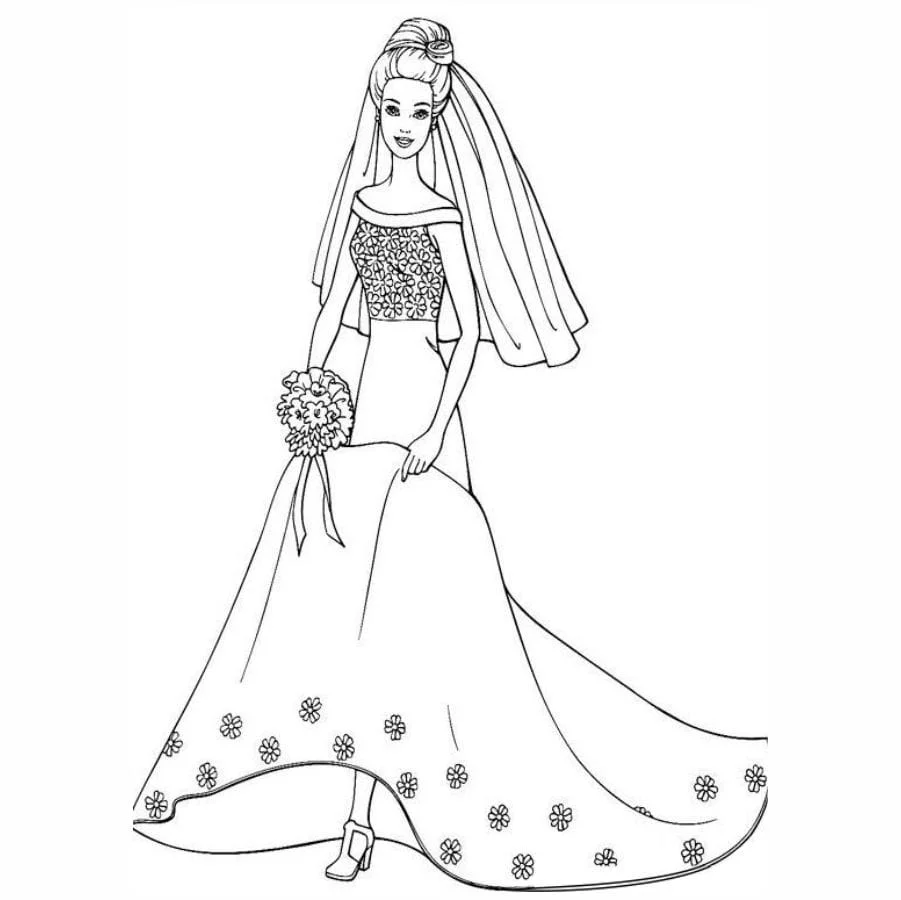 Barbie coloring page (44)