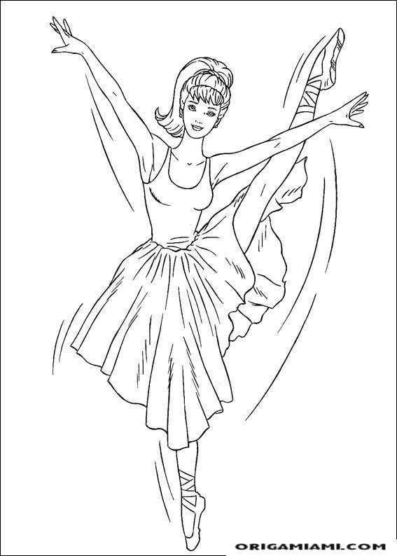 Barbie coloring page (45)