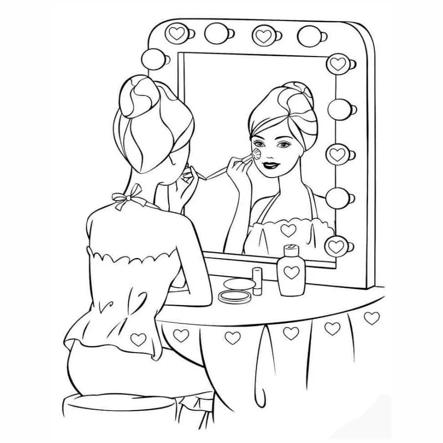 Barbie coloring page (45)