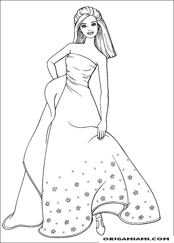 Barbie coloring page (48)