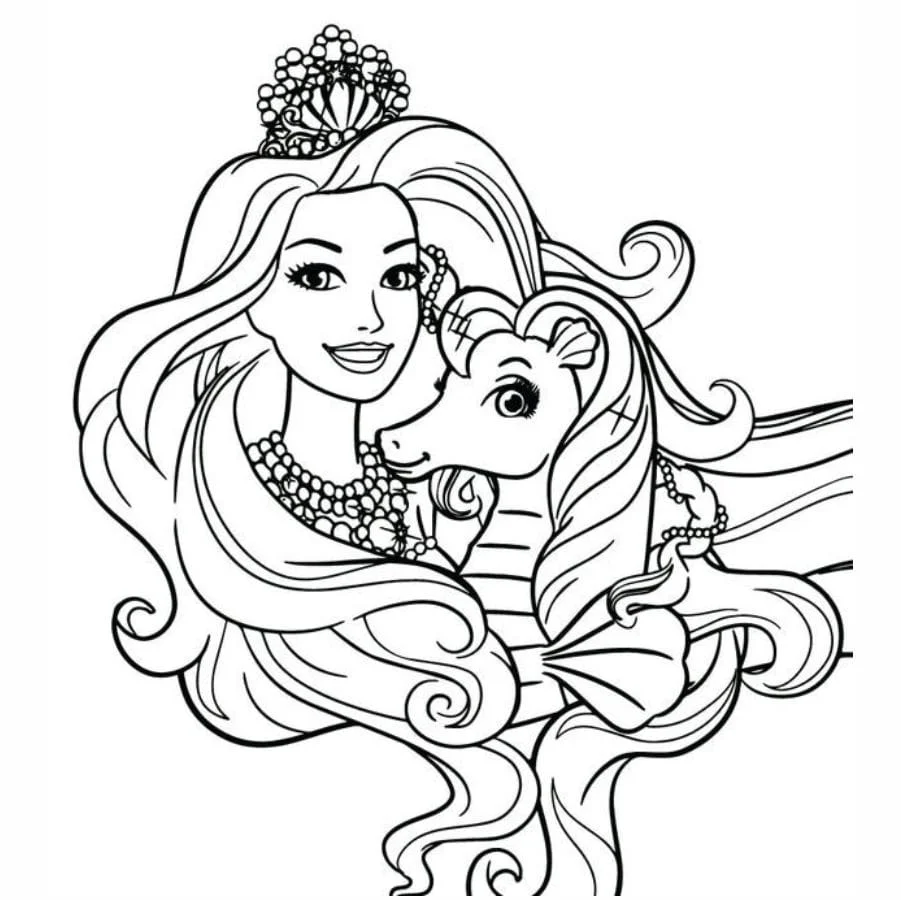 Barbie coloring page (48)