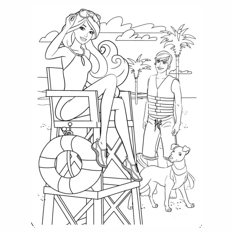 Barbie coloring page (49)