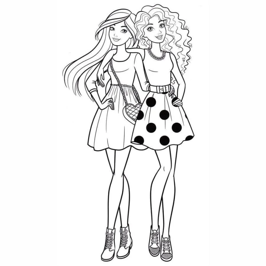 Barbie coloring page (5)