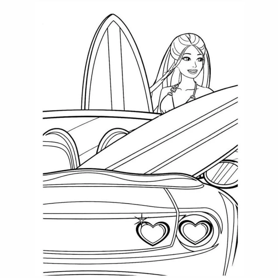 Barbie coloring page (50)