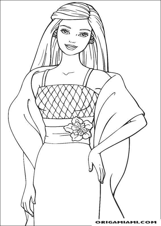 Barbie coloring page (52)