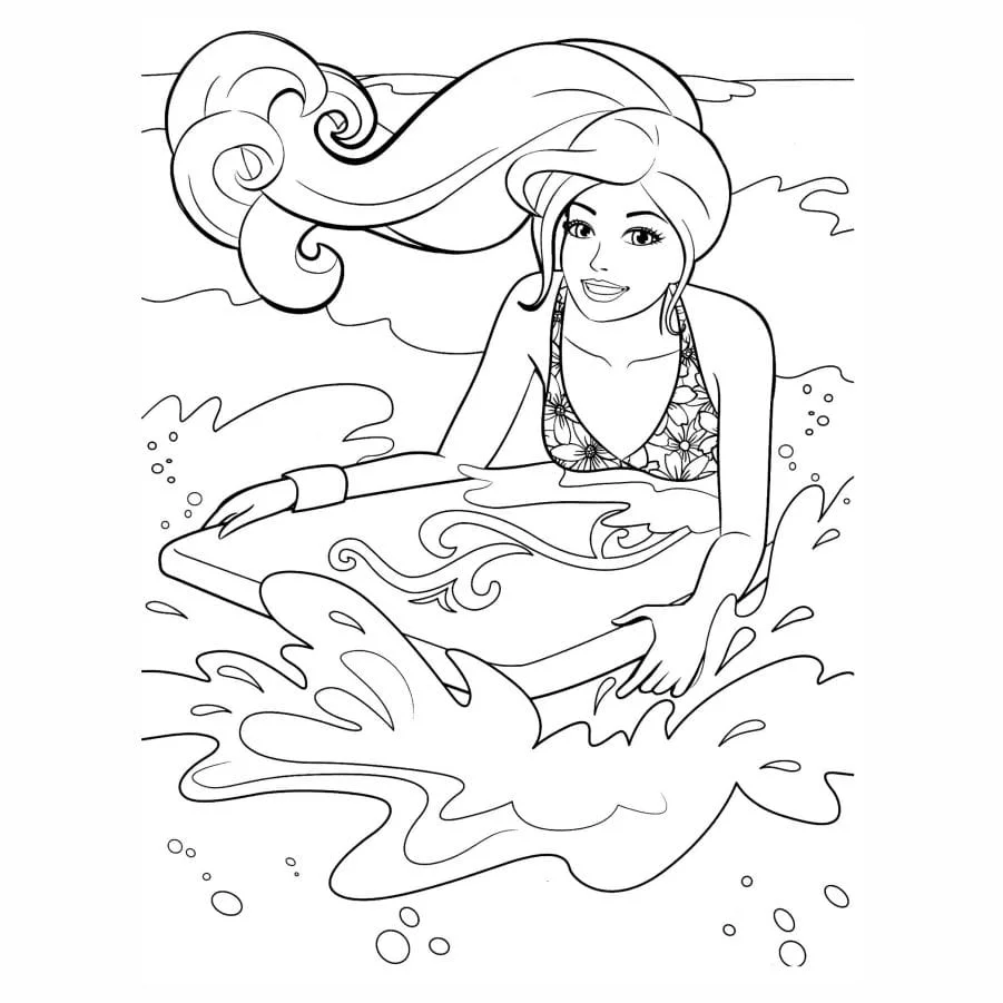 Barbie coloring page (52)