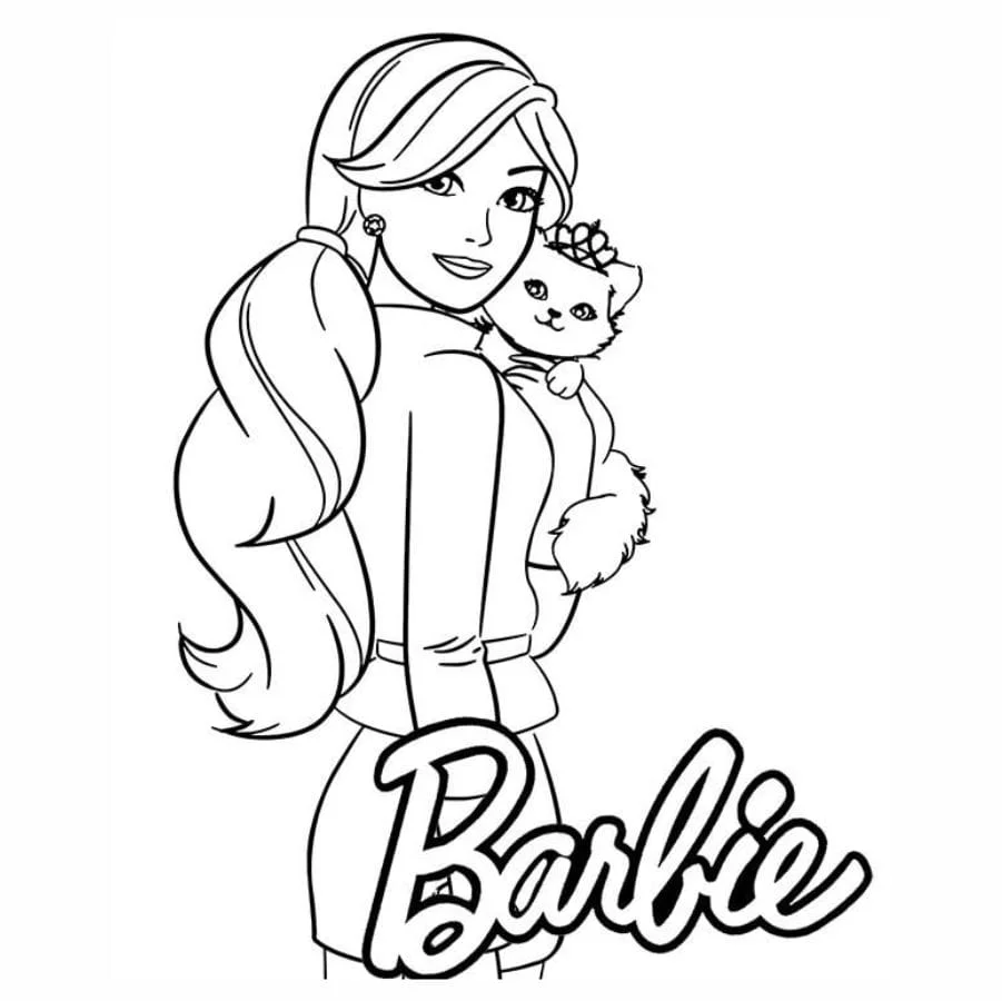 Barbie coloring page (55)