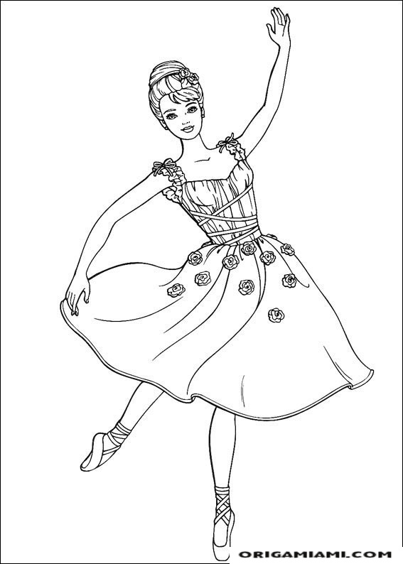 Barbie coloring page (57)