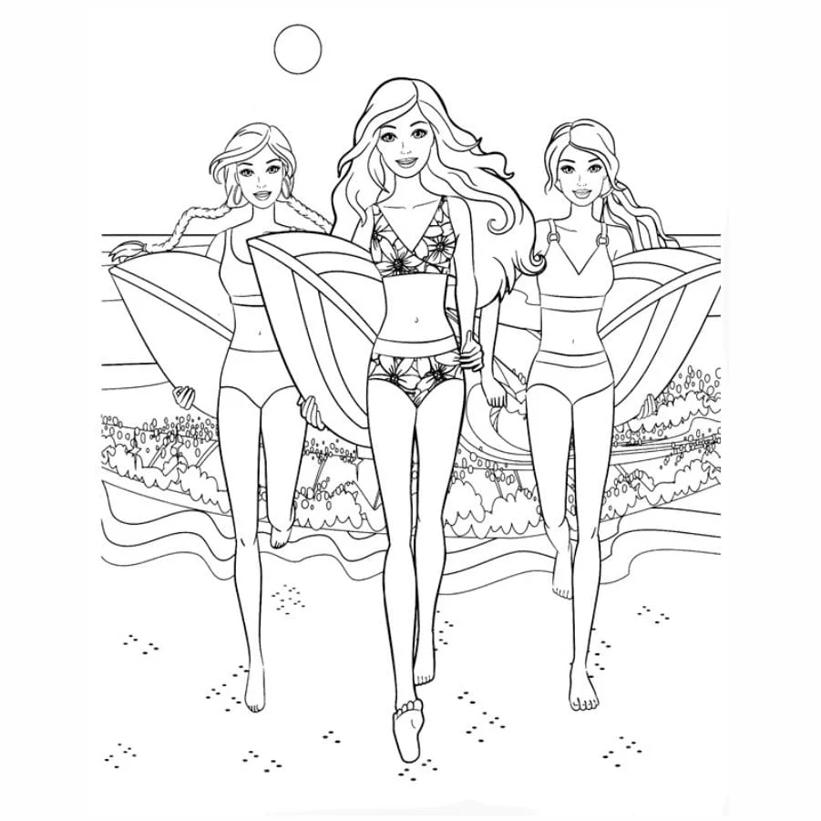 Barbie coloring page (57)