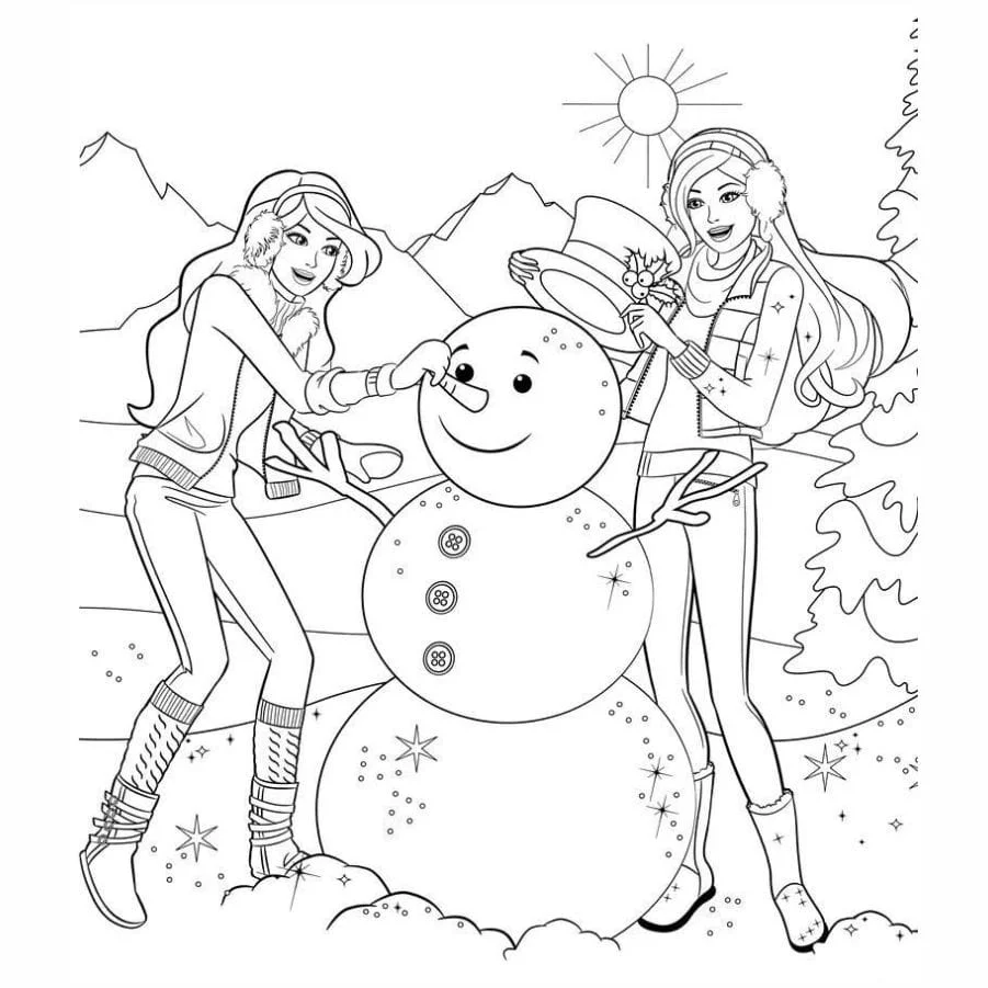 Barbie coloring page (58)