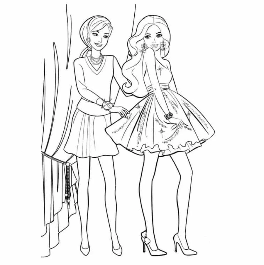 Barbie coloring page (59)