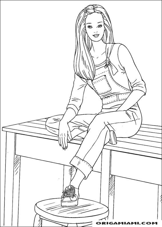 Barbie coloring page (61)