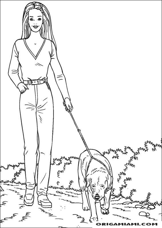 Barbie coloring page (62)