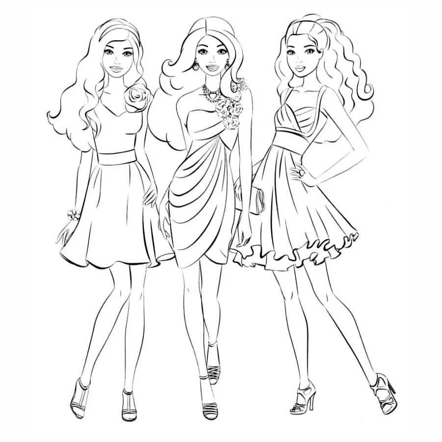 Barbie coloring page (64)