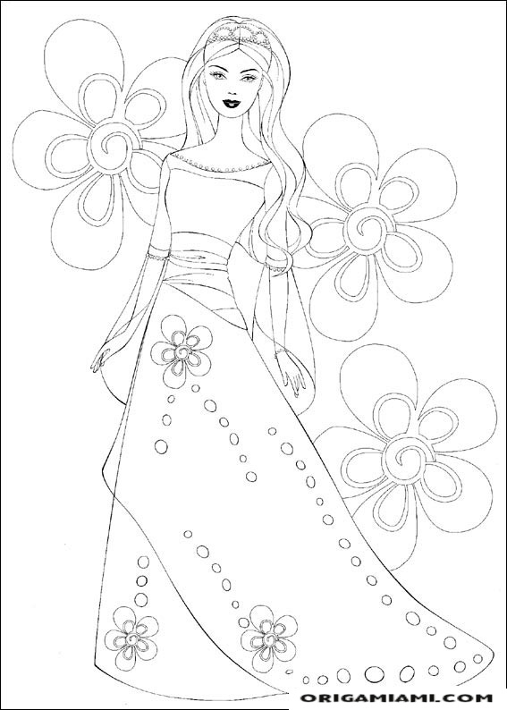 Barbie coloring page (67)