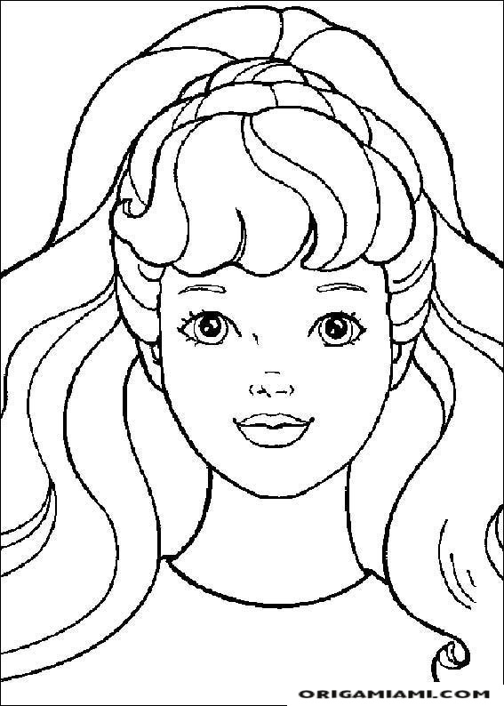 Barbie coloring page (7)