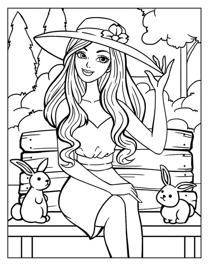 Barbie coloring page (7)