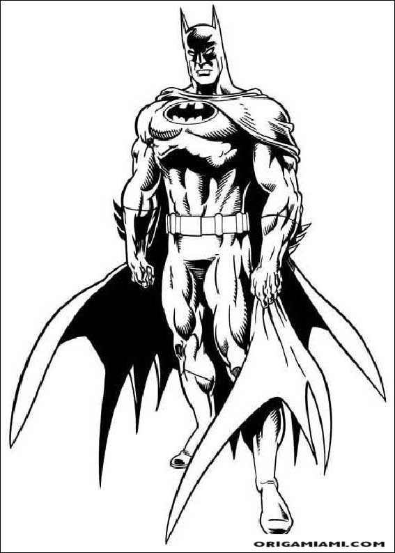 Batman coloring page (1)