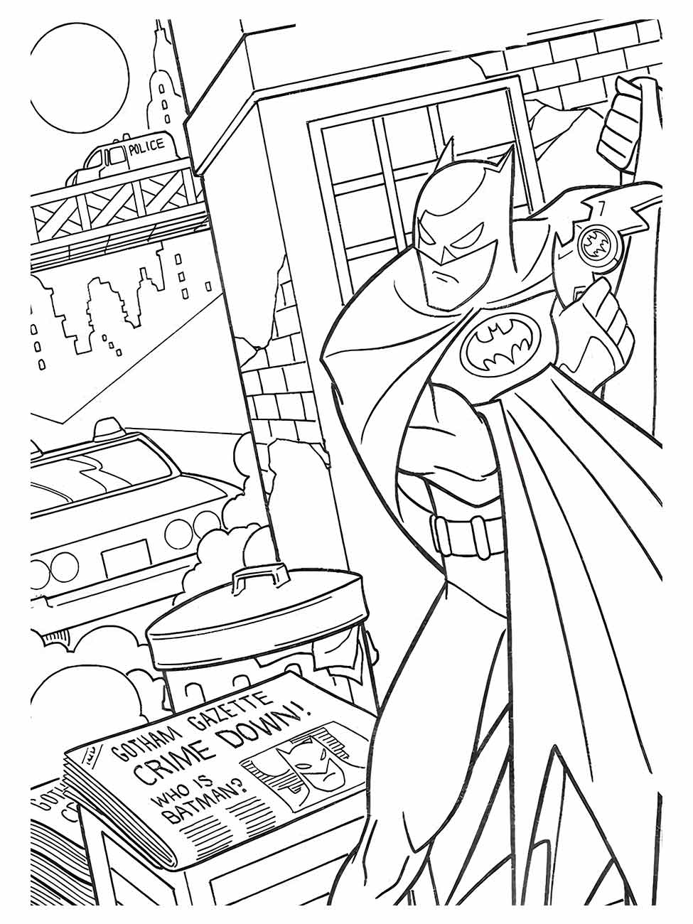 Batman coloring page (61)