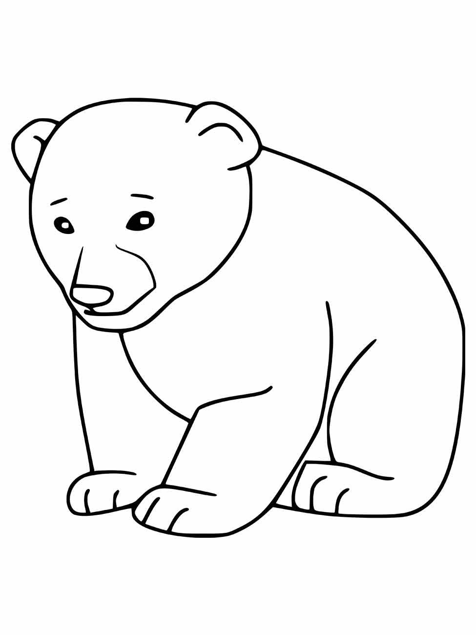 Bear coloring page (13)