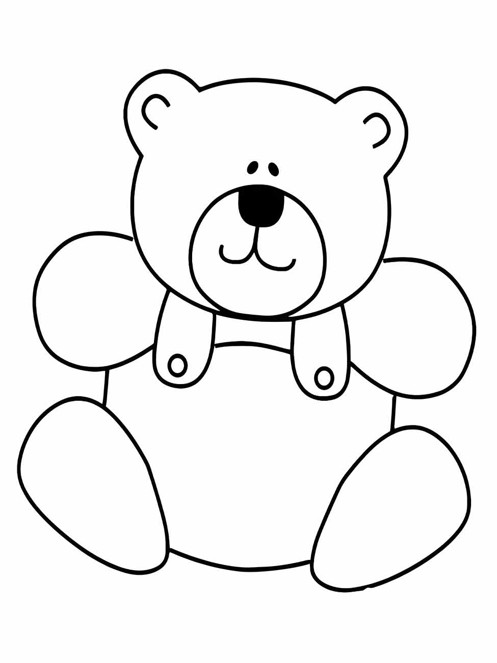 Bear coloring page (15)