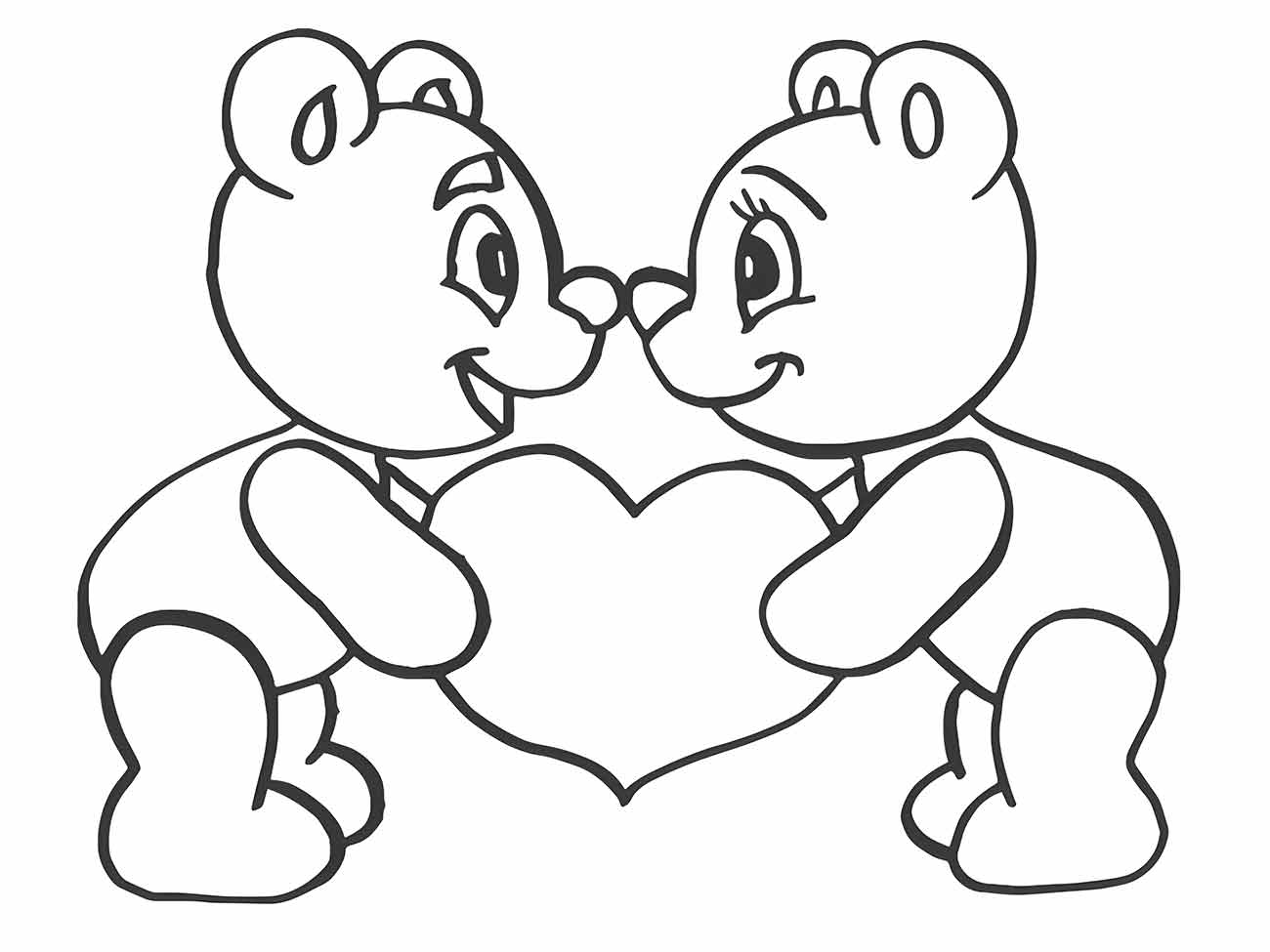 Bear coloring page (22)