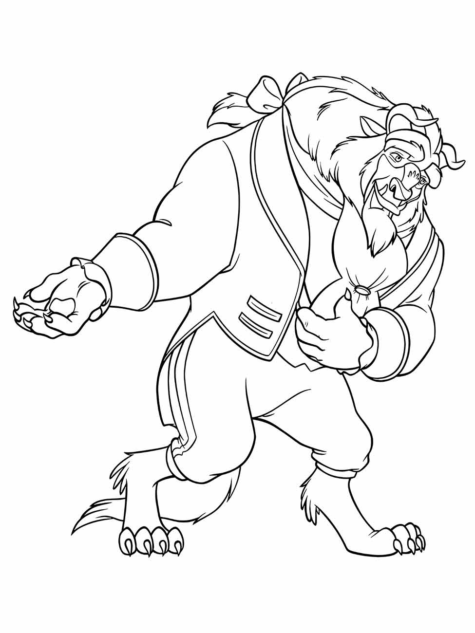 Beauty and the Beast coloring page (23)