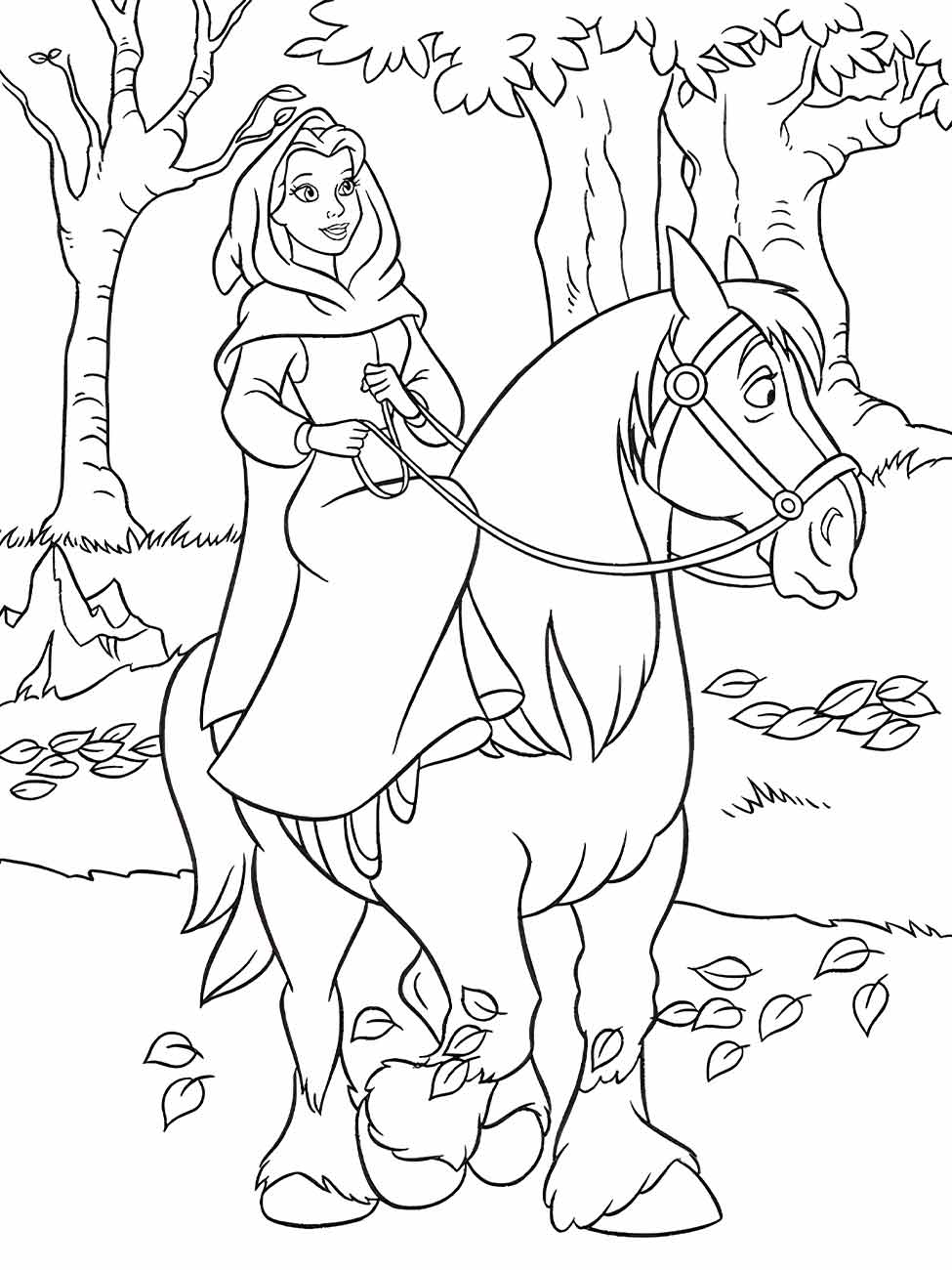 Beauty and the Beast coloring page (24)