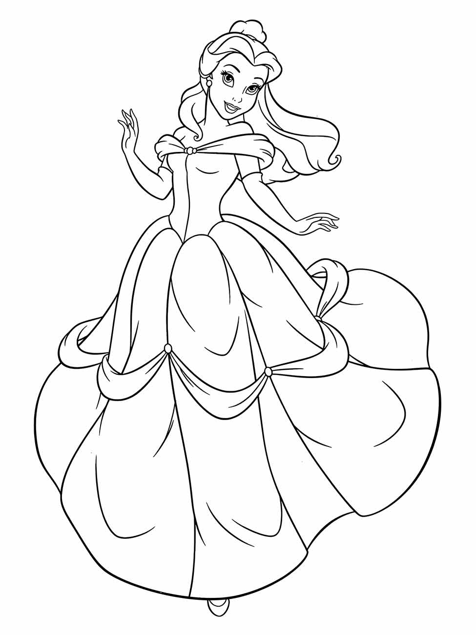 Beauty and the Beast coloring page (25)