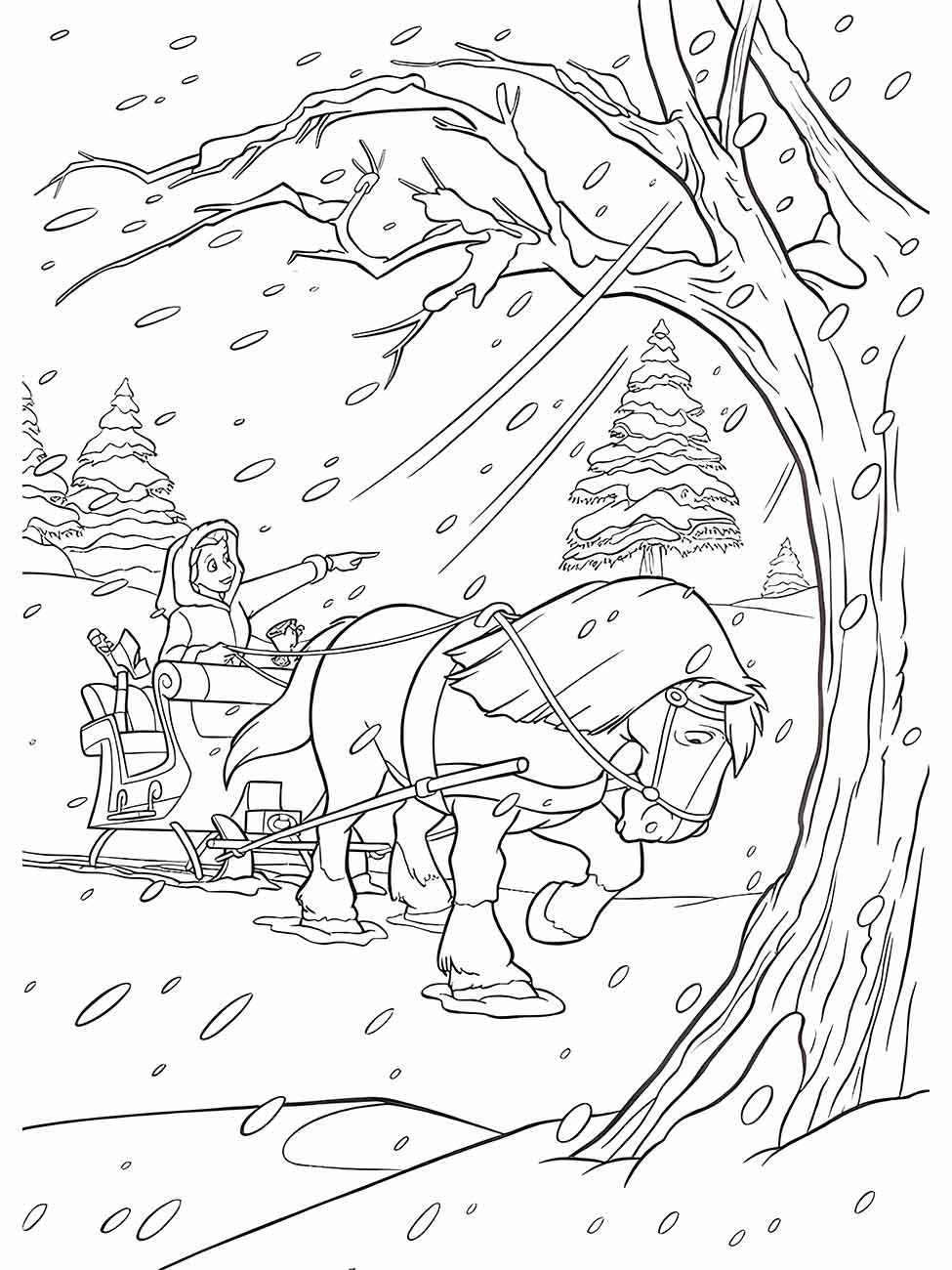 Beauty and the Beast coloring page (29)