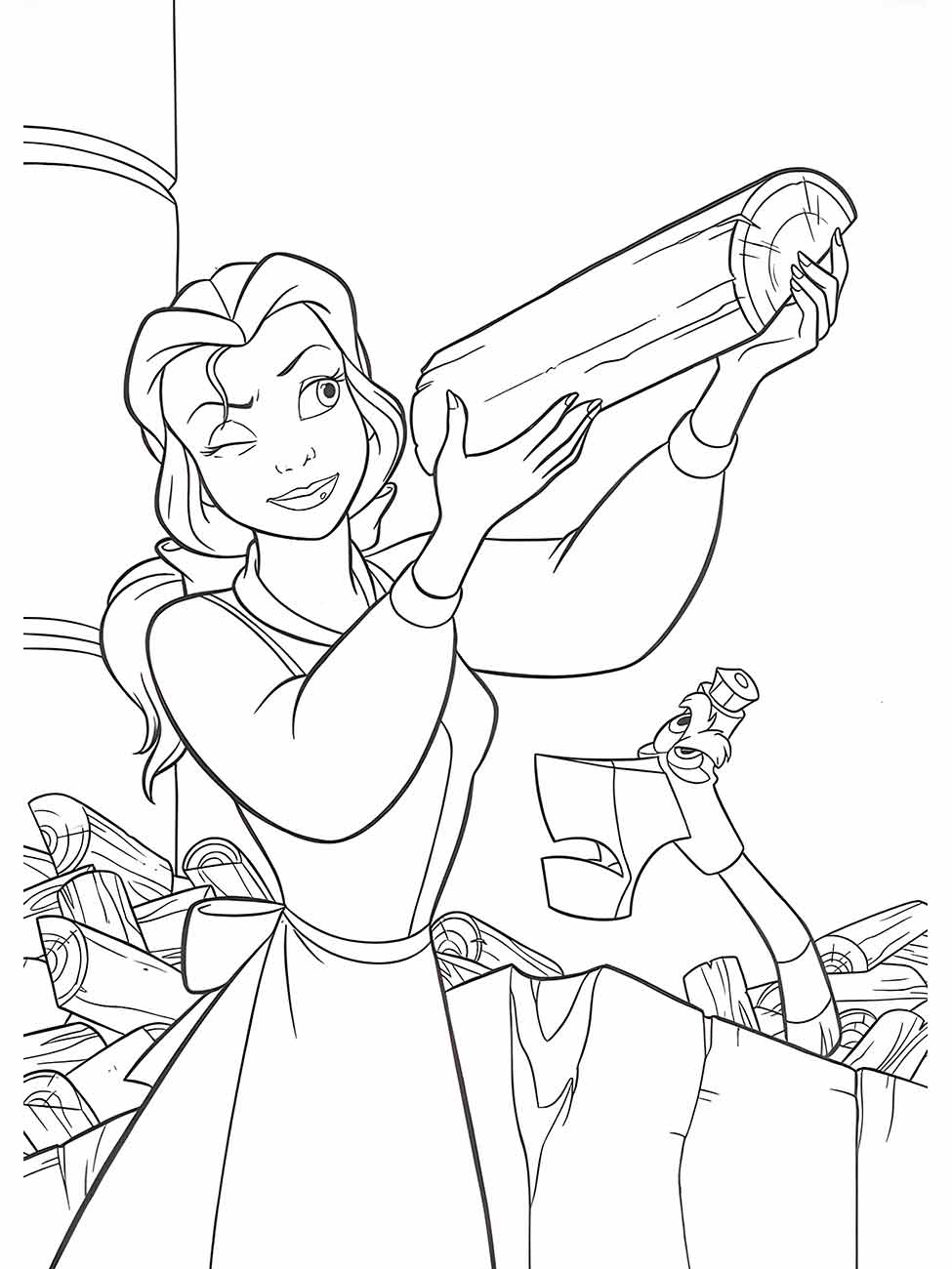 Beauty and the Beast coloring page (32)