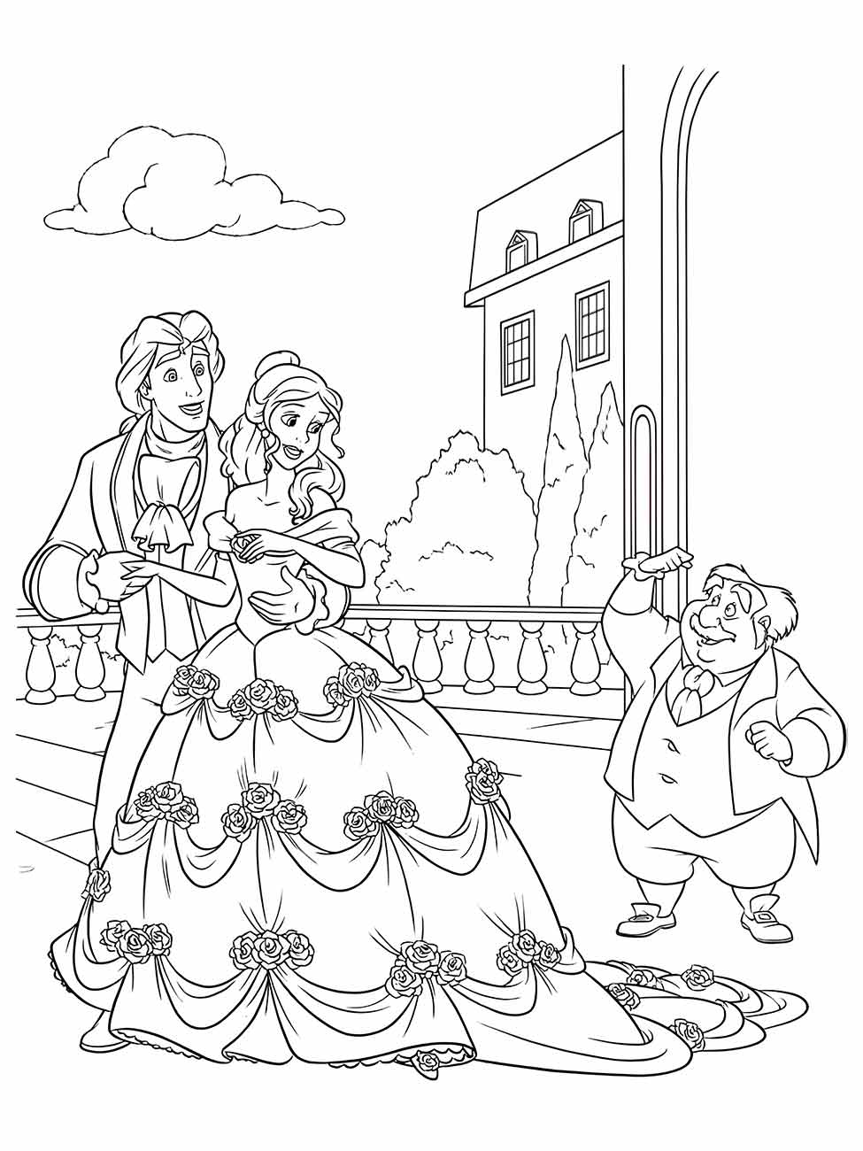 Beauty and the Beast coloring page (36)